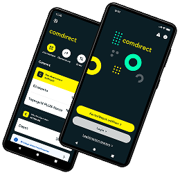 Abbildung der comdirect App