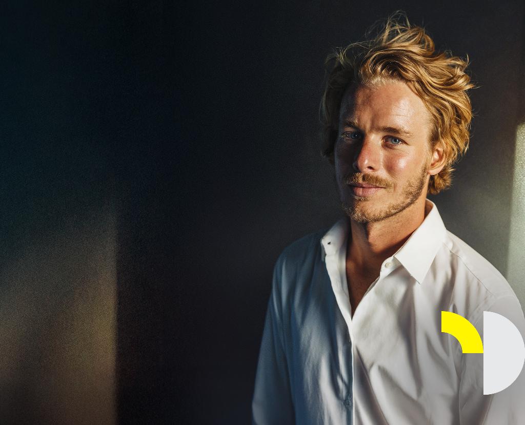 Gefasster Mann steht f&uuml;r Klarheit im Umgang mit Risiken.